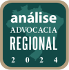 Selo Análise Advocacia Regional em 2023 e 2024